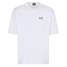 EA7 Emporio Armani T-shirt a maniche corte Bianca da Uomo con logo 