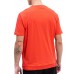 EA7 Emporio Armani T-shirt Rossa a maniche corte da Uomo con logo a contrasto nella parte anteriore