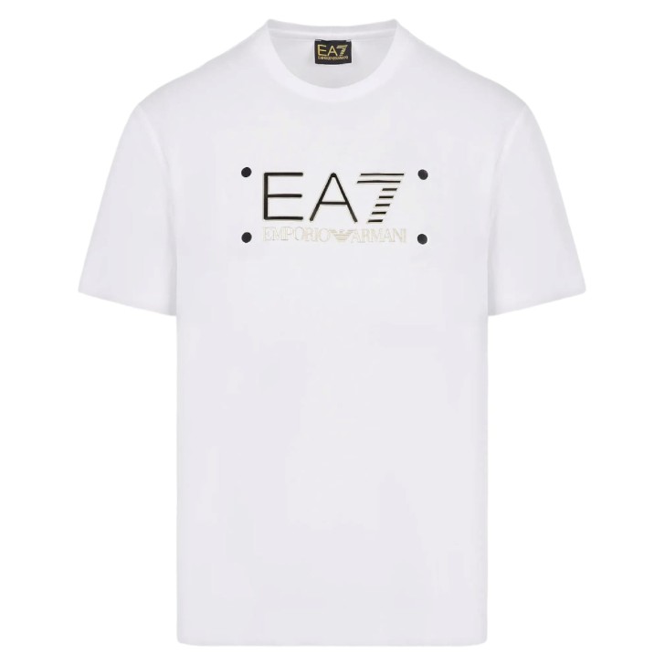 EA7 Emporio Armani T-shirt a maniche corte Bianca da Uomo con logo