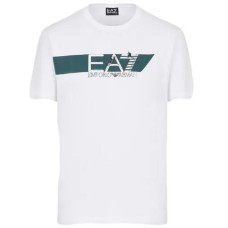 EA7 Emporio Armani T-Shirt da Uomo Bianca