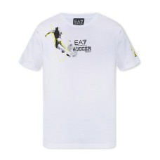 EA7 Emporio Armani T-shirt Bianca a maniche corte da Uomo