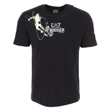 EA7 Emporio Armani T-shirt Nera a maniche corte da Uomo
