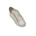 EMANUELLE VEE SNEAKER IN LEATHER TOTAL WHITE E GOLD