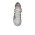 EMANUELLE VEE SNEAKER IN LEATHER TOTAL WHITE E PINK