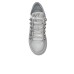 EMANUELLE VEE SNEAKER IN LEATHER TOTAL WHITE E SILVER