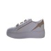 EMANUELLE VEE SNEAKER IN LEATHER WHITE E BEIGE