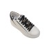 EMANUELLE VEE SNEAKER IN LEATHER WHITE E BLACK