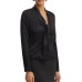 GUESS BY MARCIANO  AMALIA TIE NECK BLOUSE NERA DA DONNA INTERAMENTE LOGATA 