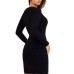 GUESS BY MARCIANO HERMIONE CHENILLE ALLOVER VESTITO NERO DA DONNA 