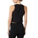 GUESS BY MARCIANO GILET SENZA MANICHE CON SCOLLO A V IN TWILL ELASTICIZZATO 