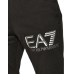 EA7 Emporio Armani Pantalone da uomo nero con Logo a contrasto