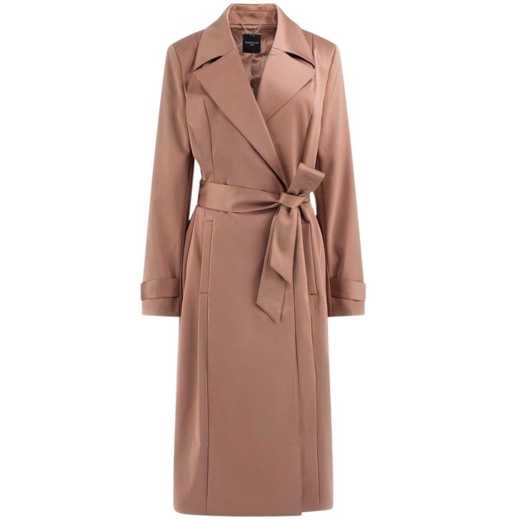 GUESS BY MARCIANO TRENCH BEIGE  CON CINTURA A FASCIA COORDINATA