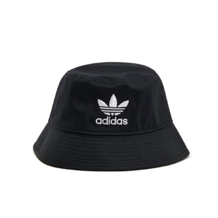 Adidas Originals Cappello alla pescatora nero con logo lettering 