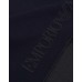 EMPORIO ARMANI SCIARPA IN LANA NAVY BLUE CON LOGO LETTERING JACQUARD