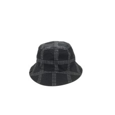 EMPORIO ARMANI CAPPELLO NERO ALLA PESCATORA CON STAMPA ALL OVER 