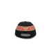 EMPORIO ARMANI CAPPELLO DA BASEBALL BLACK  CON INSERTO ORANGE E LOGO LETTERING RICAMATO