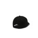 EMPORIO ARMANI CAPPELLO DA BASEBALL BLACK CON LOGO LETTERING RICAMATO WHITE