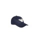 EMPORIO ARMANI CAPPELLO DA BASEBALL BLUE CON MAXI PATCH LOGO AQUILA GOLD RICAMATO