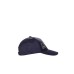 EMPORIO ARMANI CAPPELLO BASEBALL BLU NAVY CON PATCH GOMMATA BLACK CON LOGO AQUILA WHITE