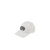 EMPORIO ARMANI CAPPELLO DA BASEBALL WHITE CON LOGO r-EAcreate RICAMATO BLACK 