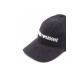 EMPORIO ARMANI CAPPELLO DA BASEBALL BLU NAVY CON LOGO LETTERING RICAMATO WHITE