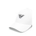 Emporio Armani Cappello Bianco BASEBALL HAT logo Aquila