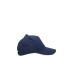 EMPORIO ARMANI CAPPELLO DA BASEBALL BLUE IN TESSUTO JACQUARD EAGLE ALL OVER E LOGO LETTERING