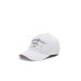 EMPORIO ARMANI CAPPELLO DA BASEBALL WHITE CON LOGO LETTERING RICAMATO 