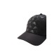 EMPORIO ARMANI CAPPELLO DA BASEBALL UNISEX BLACK CON LOGO EAGLE ALL OVER 