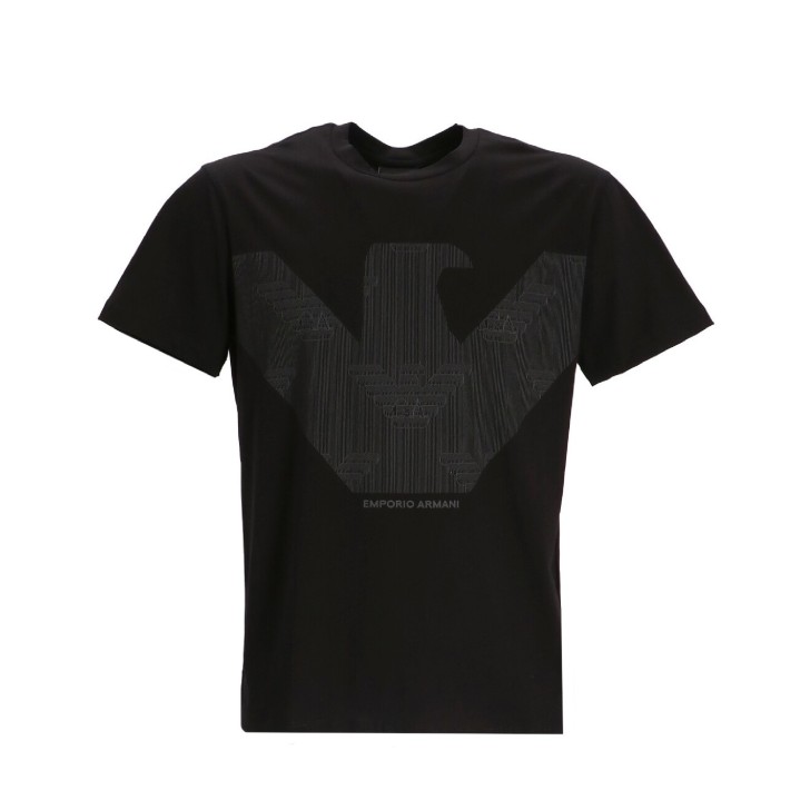 Emporio Armani T-shirt Nera da Uomo