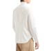 EMPORIO ARMANI CAMICIA REGULAR FIT IN COTONE WHITE CON LOGO LETTERING JACQUARD ALL OVER