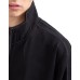 EMPORIO ARMANI FELPA FULL ZIP IN DOUBLE JERSEY DI MISTO COTONE BLACK CON BANDE CON LOGO LETTERING A RILIEVO