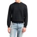 EMPORIO ARMANI MAGLIONE IN LANA VERGINE BLACK MOTIVO LINKS CON INSTARSIO LOGO LETTERING ALL OVER