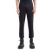 EMPORIO ARMANI PANTALONI JOGGER BLU NAVY IN DOUBLE JERSEY DI MISTO COTONE CON BANDE CON LOGO LETTERING