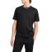 EMPORIO ARMANI T-SHIRT A MANICA CORTA BLACK REGULAR FIT CON COLLO LOGATO IN JERSEY MISTO LYOCELL ASV