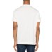 EMPORIO ARMANI T-SHIRT A GIROCOLLO WHITE IN MISTO LYOCELL A MANICA CORTA CON PATCH LOGO EAGLE BICOLOR	