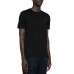 EMPORIO ARMANI T-SHIRT GIROCOLLO IN COTONE BLACK A MANICA CORTA CON LOGO RICAMATO 