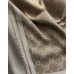 BORBONESE MAXI FOULARD TORTORA JACQUARD VITI IN LANA 