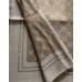 BORBONESE MAXI FOULARD TORTORA JACQUARD VITI IN LANA 