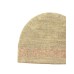 BORBONESE CAPPELLO DA DONNA BEIGE CON LOGO LETTERING ROSA 