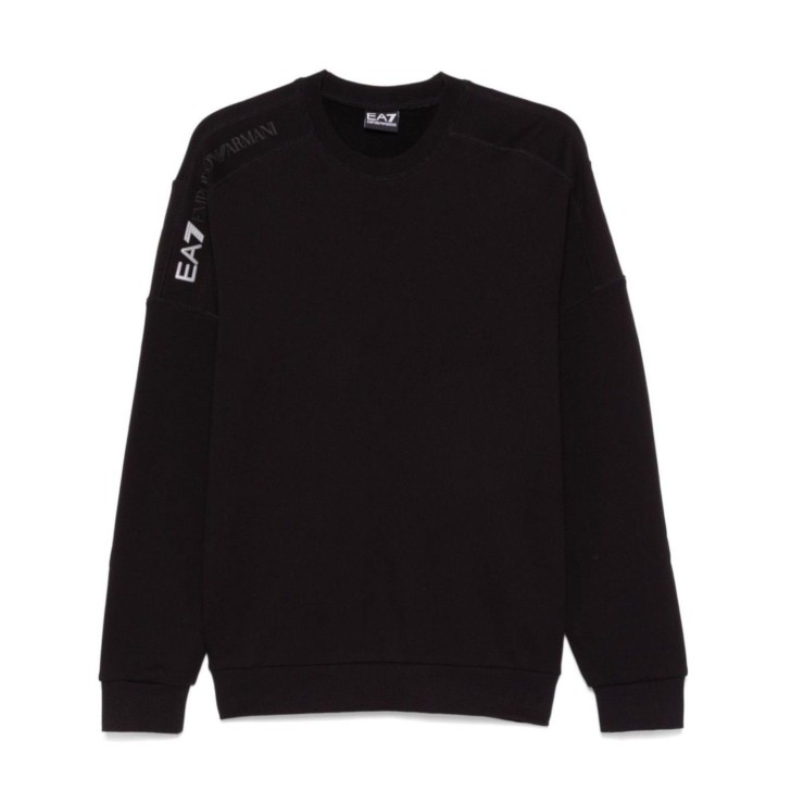 EA7 EMPORIO ARMANI SWEATSHIRT BLACK - COLORE: NERO