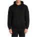 EA7 EMPORIO ARMANI FELPA CON CAPPUCCIO IN MISTO COTONE BLACK 