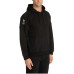 EA7 EMPORIO ARMANI FELPA CON CAPPUCCIO IN MISTO COTONE BLACK 