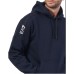 EA7 EMPORIO ARMANI FELPA CON CAPPUCCIO IN MISTO COTONE BLUE 