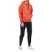 EA7 EMPORIO ARMANI FELPA CON CAPPUCCIO IN MISTO COTONE ORANGE