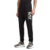 EA7 EMPORIO ARMANI PANTALONE JOGGER IN MISTO COTONE BLACK CON LOGO LETTERING STAMPATO WHITE	