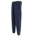 EA7 EMPORIO ARMANI PANTALONE JOGGER BLUE CON LOGO LETTERING E BANDE CON LOGO LETTERING 