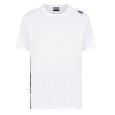 EA7 EMPORIO ARMANI T-SHIRT IN COTONE A MANICA CORTA WHITE