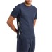 EA7 EMPORIO ARMANI T-SHIRT IN COTONE A MANICA CORTA BLUE