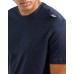 EA7 EMPORIO ARMANI T-SHIRT IN COTONE A MANICA CORTA BLUE